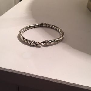 David Yurman Cable Buckle Bracelet with Diamonds